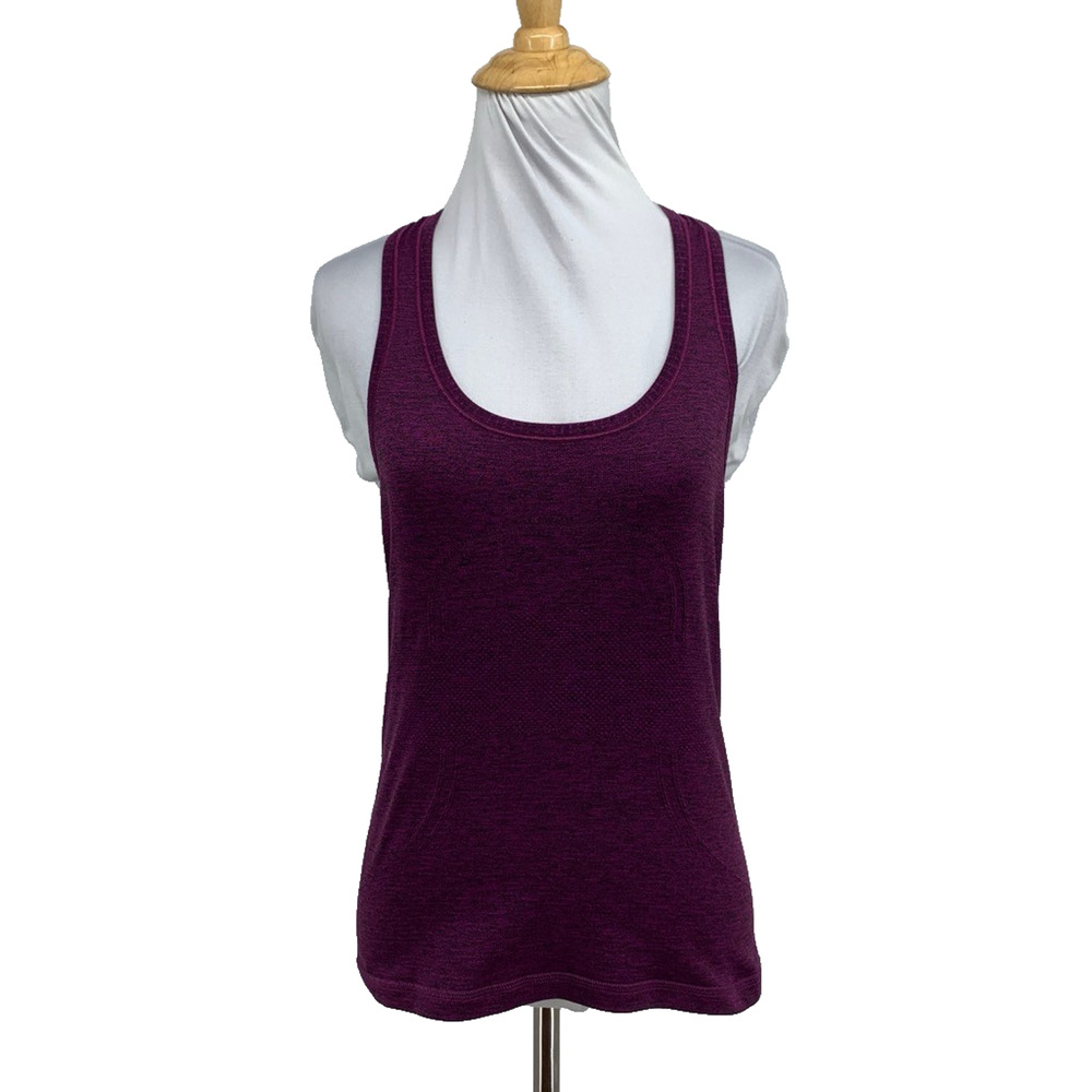 Lululemon Tank Top Womens 6/8 Hibiscus Swiftly Tech Racerback Breathable Yoga